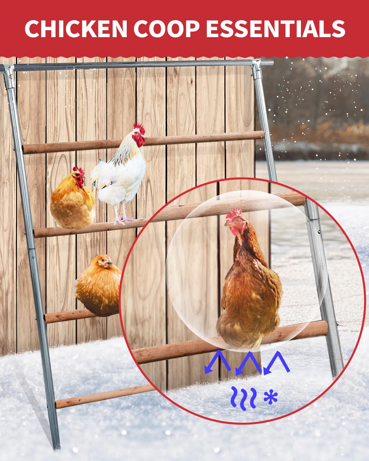 Chicken Roosting Bars 2pack