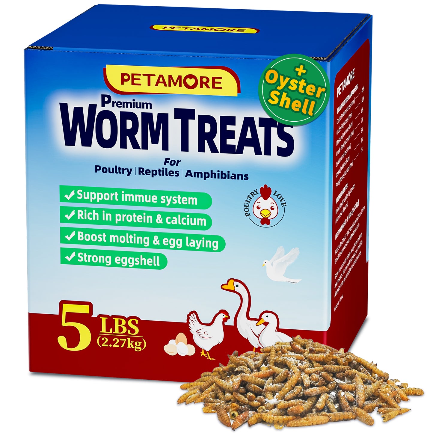 Calci Worms 5lbs